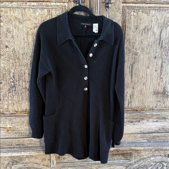 Chic Black Ribbed Romper - Picture 1 of 3